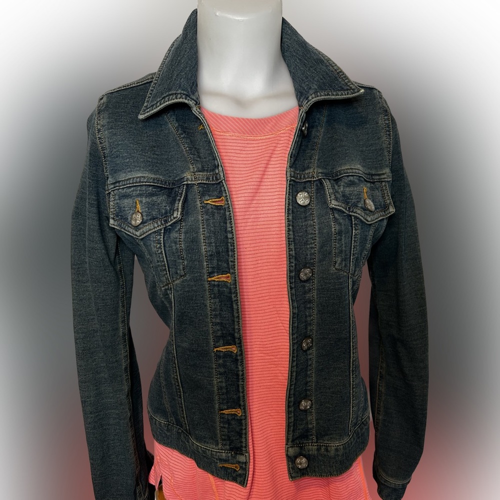 So Blue Sigrid Olsen Jean jacket